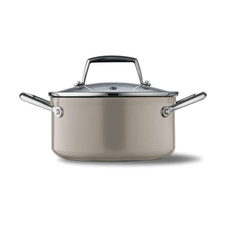 Vivian pot aluminum 2.1 L - Beige - By Tareq Taylor