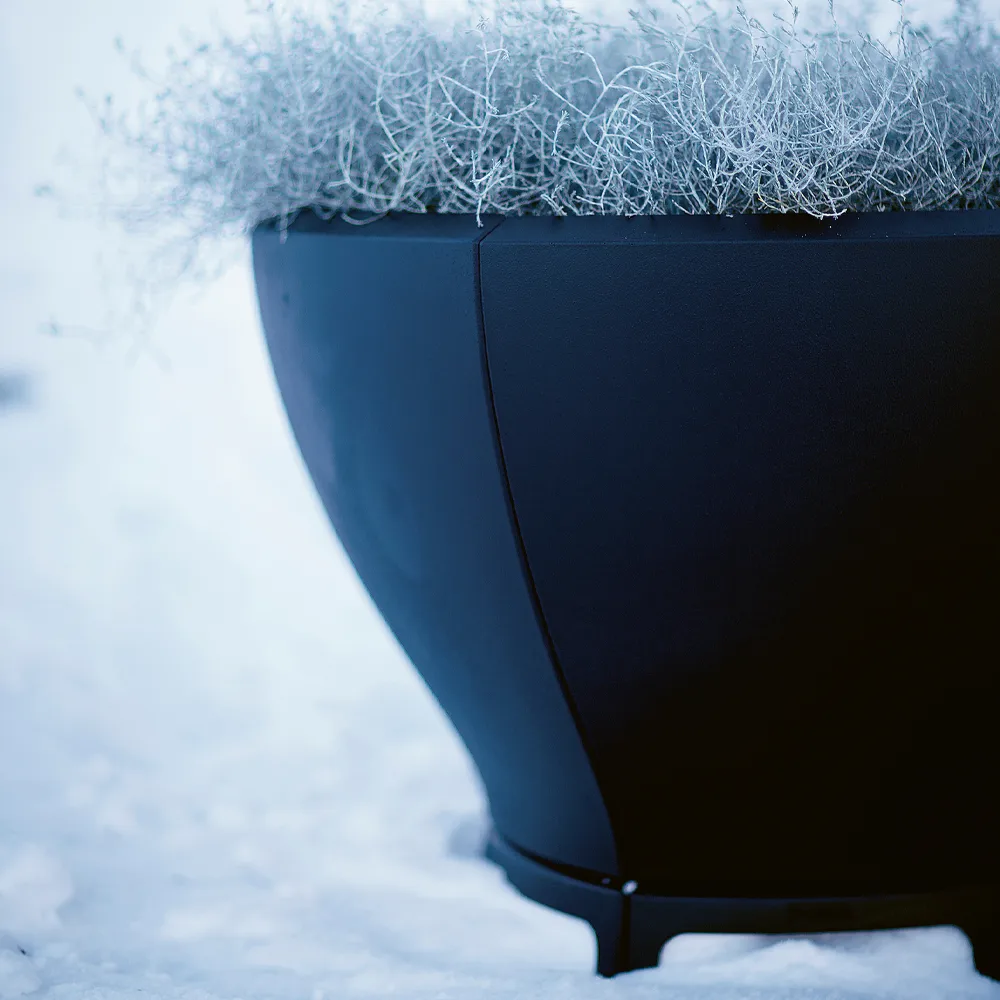 Blom plant pot, Black Byarums bruk