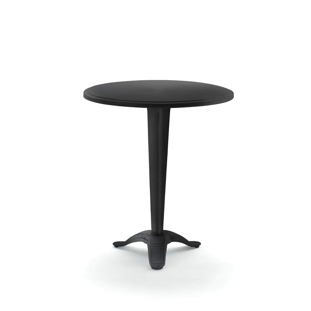 Calais coffee table, Black, black stand, small foot Byarums bruk