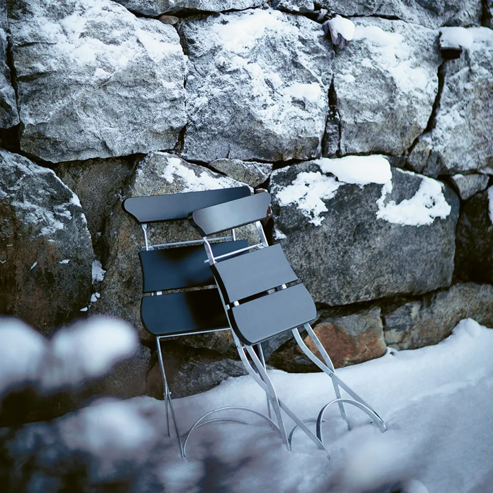 Classic No.2 chair, Green, green stand Byarums bruk