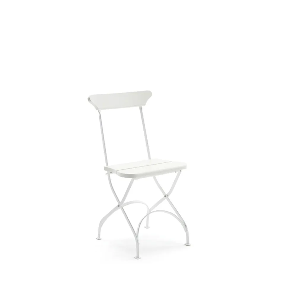 Classic No.2 chair, White, white stand Byarums bruk