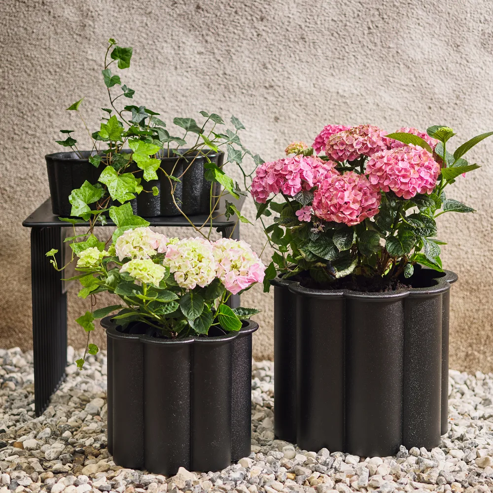 Gråsippa plant pot, Black, no. 3 Ø62 cm Byarums bruk