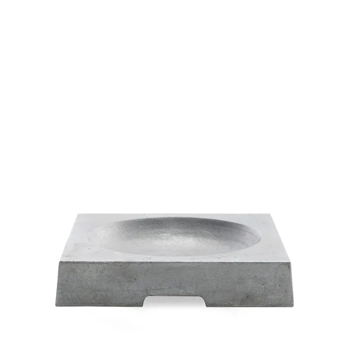 Kvadrat birdbath - Aluminum sand-casted - Byarums bruk