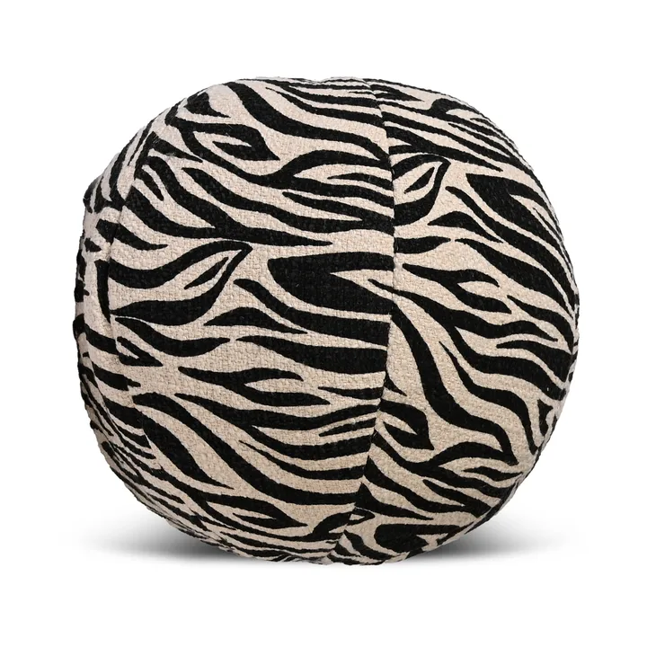 Anima cushion Ø35 cm - Zebra-black - Byon