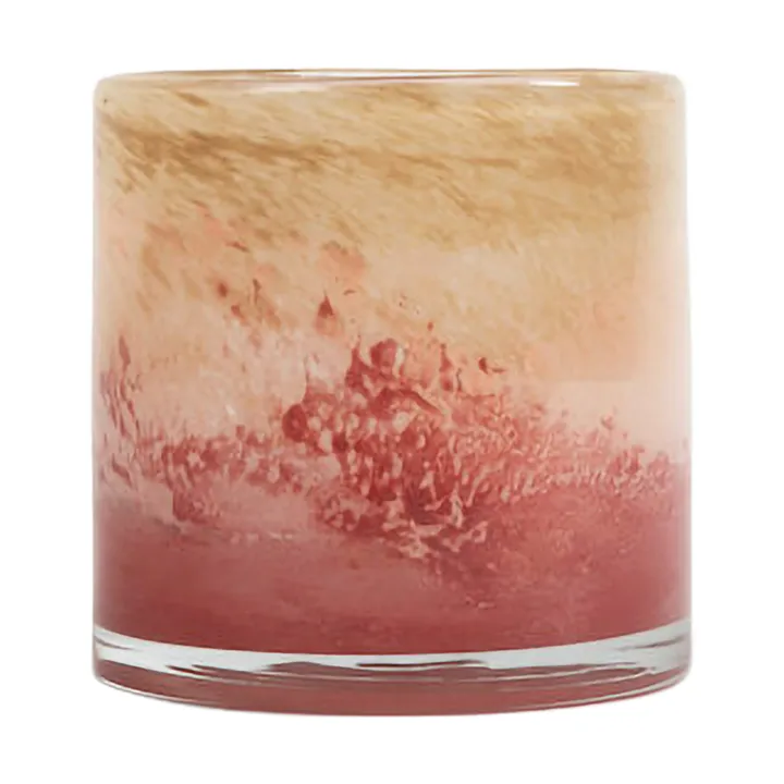 Calore tealight holder XS 10 cm - Rose-beige-bordeaux - Byon