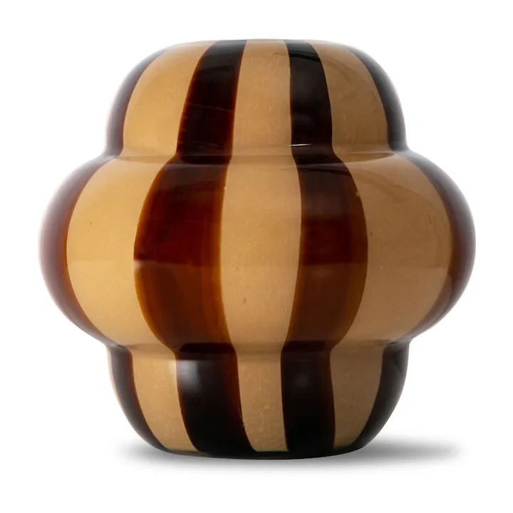 Curlie vase 20 cm - Brown-beige - Byon