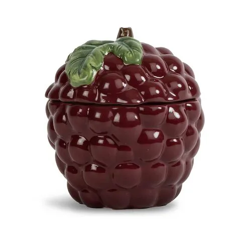 Grape bowl with lid, Purple Byon