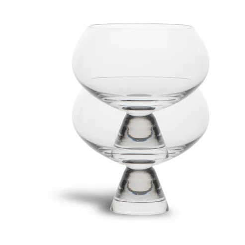 Indy glass 24 cl 2-pack - Clear - Byon