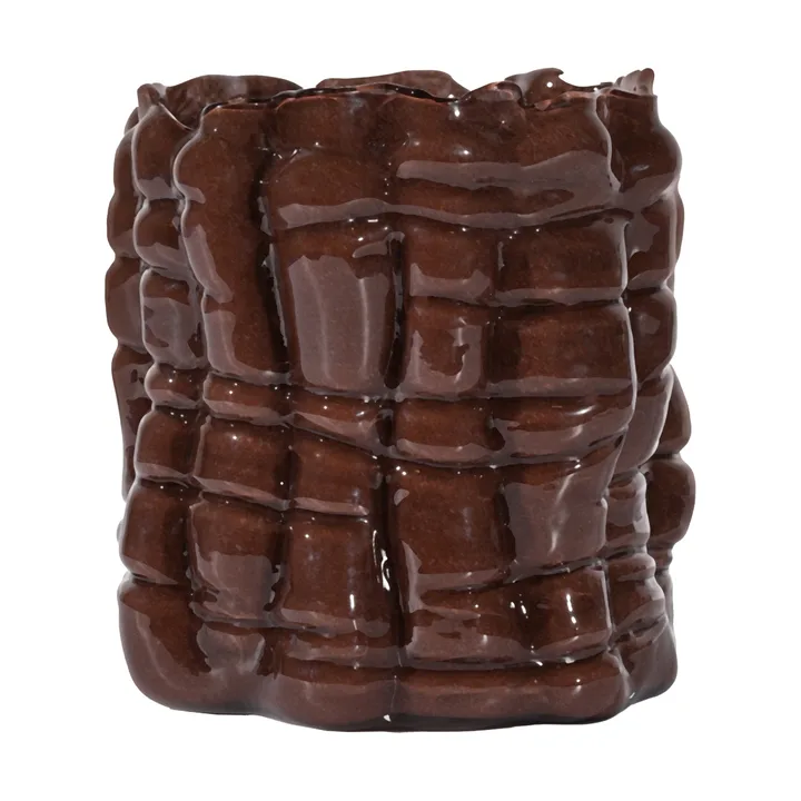 Laranne candle holder Ø10 cm - Brown - Byon