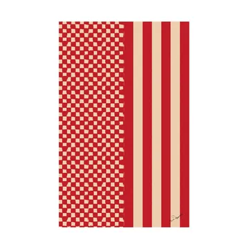 Love tablecloth 150x280 cm - Red sand - Byon