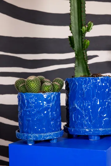 Muddy pot L Ø23 cm - Blue - Byon