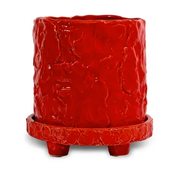 Muddy pot S Ø17.5 cm - Red - Byon