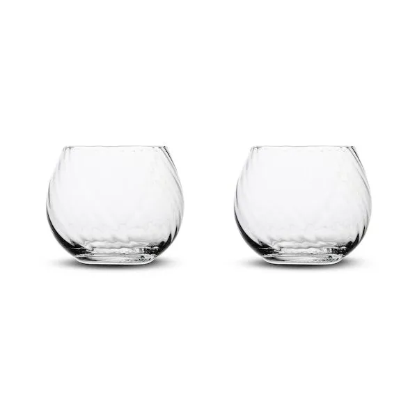 Opacity water glass 22 cl 2-pack, Clear Byon