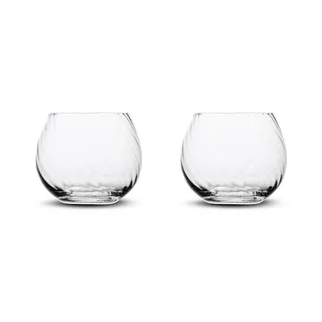 Opacity water glass 22 cl 2-pack - Clear - Byon