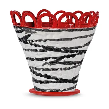 Patty pot L Ø30 cm - Zebra-red - Byon