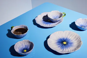Poppy bowl - Blue, Ø11 cm - Byon