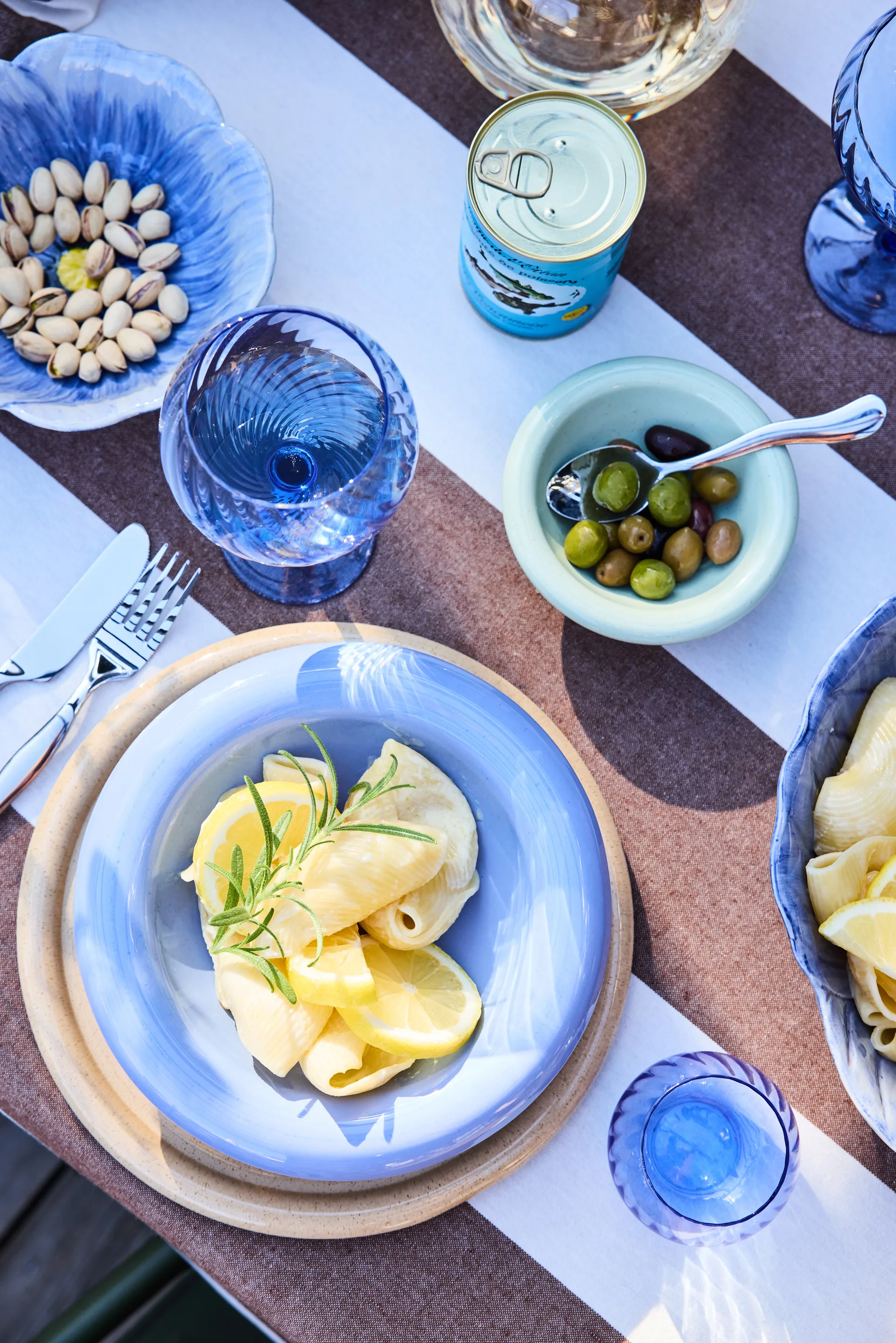 Porto deep plate, Light blue, Ø22 cm Byon