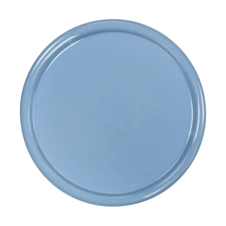 Porto plate Ø21.5 cm - Light blue - Byon