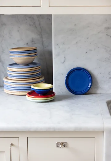 Porto saucer small Ø17 cm - Blue - Byon