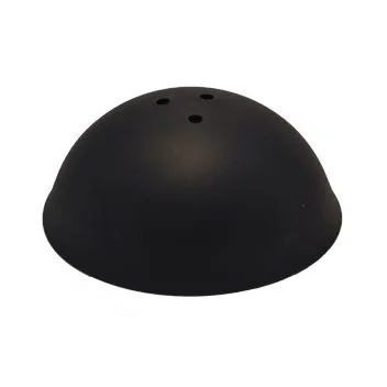 CableCup Trio ceiling cup, black CableCup