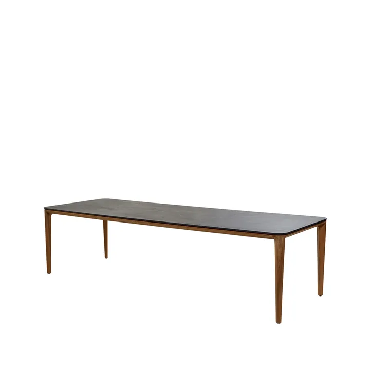 Aspect dining table - Fossil black-teak 280 cm - Cane-line