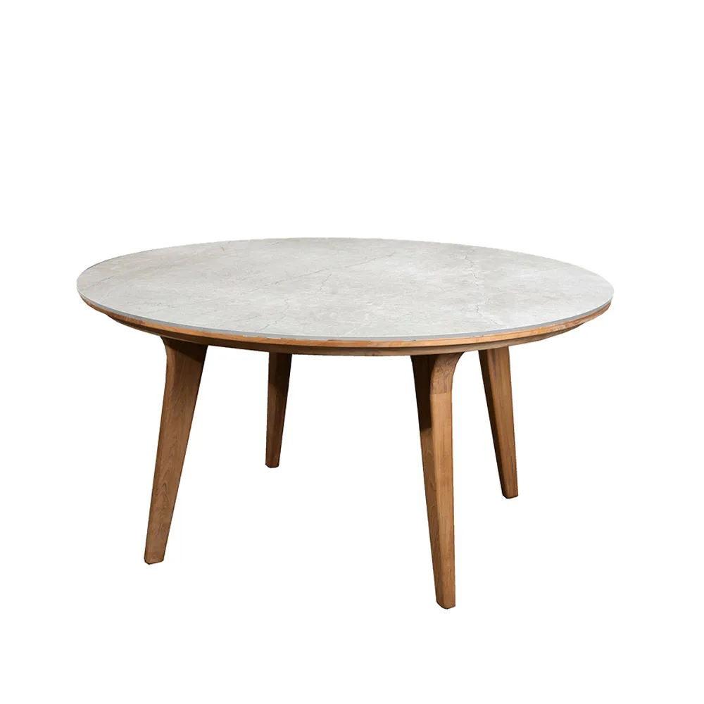 Aspect dining table round, Fossil grey-teak Cane-line