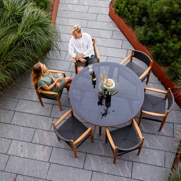 Aspect dining table round - Travertine - Cane-line