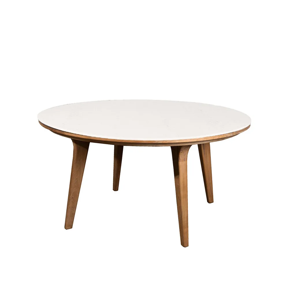 Aspect dining table round, Travertine Cane-line