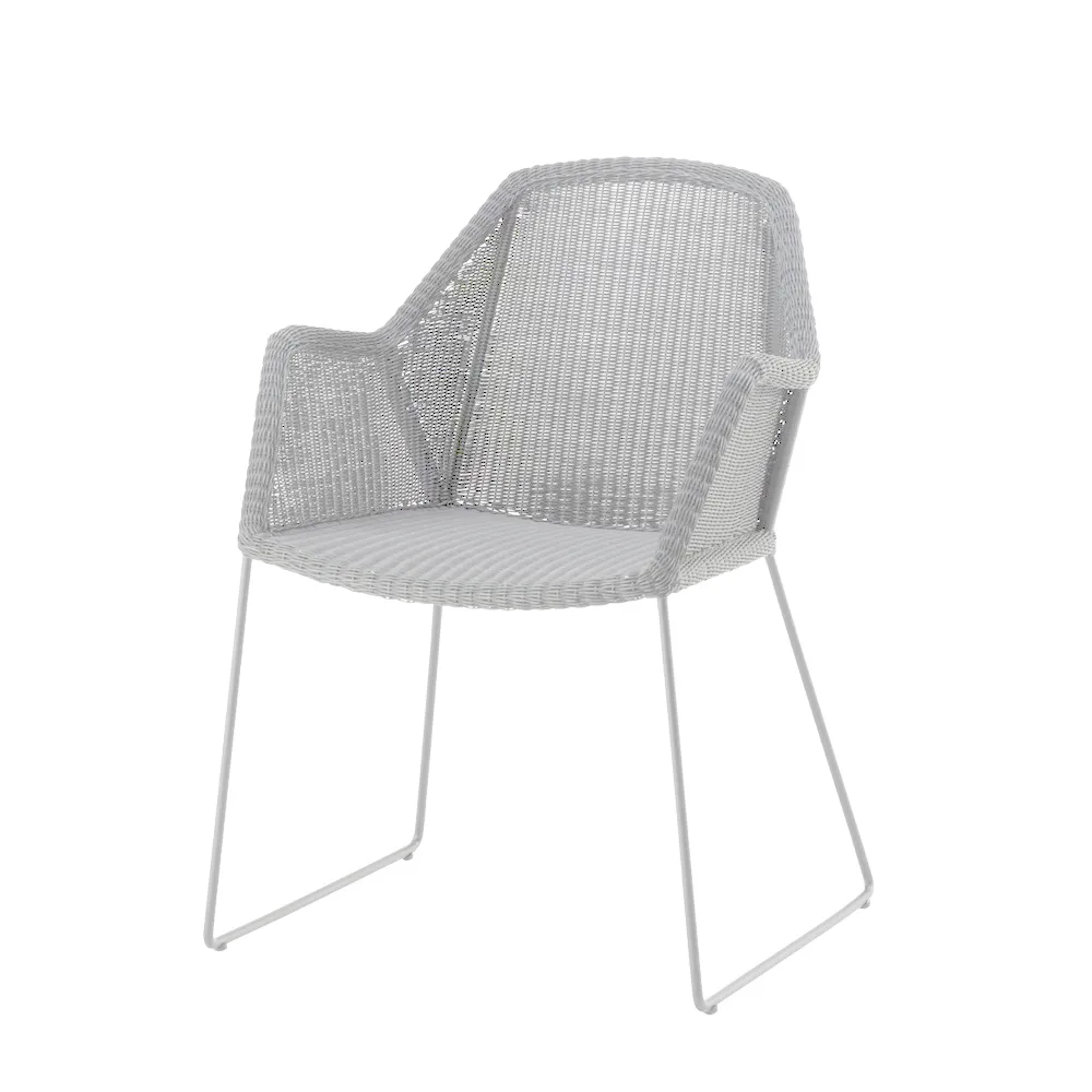 Breeze armchair weave, White grey Cane-line