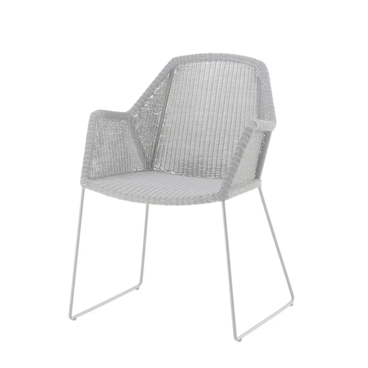 Breeze armchair weave - White grey - Cane-line