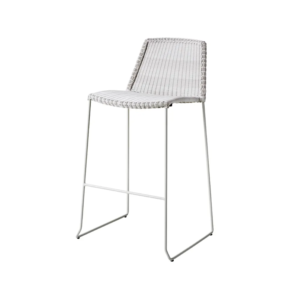Breeze barstool, White grey Cane-line