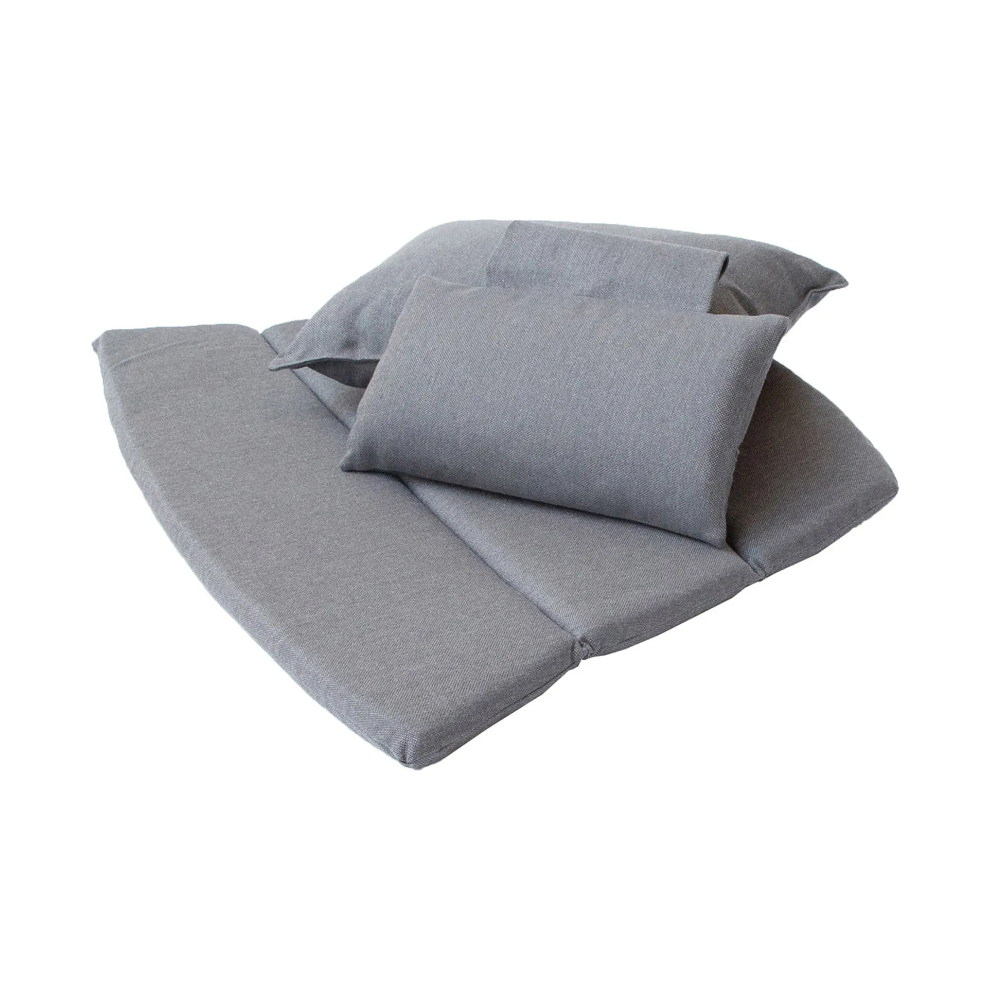 Breeze cushion set lounge armchair high back, Cane-line Natté grey Cane-line