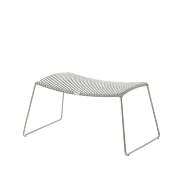 Breeze footstool - White grey - Cane-line