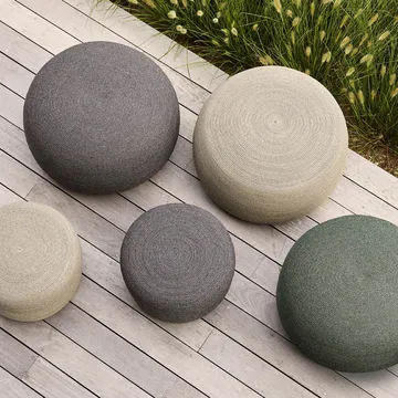 Circle footstool Ø52 cm - Taupe - Cane-line