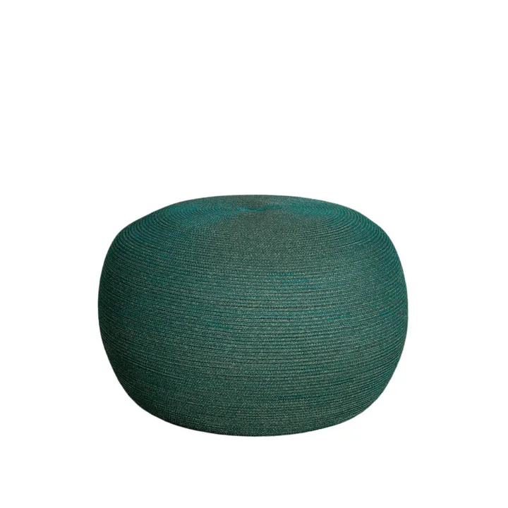 Circle footstool Ø75 cm - Dark green - Cane-line