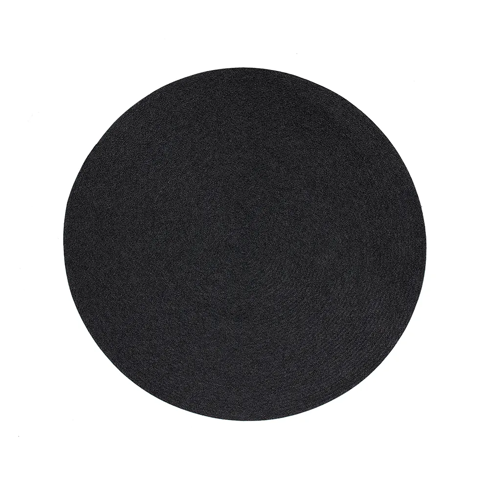 Circle rug round, Dark grey, Ø140cm Cane-line