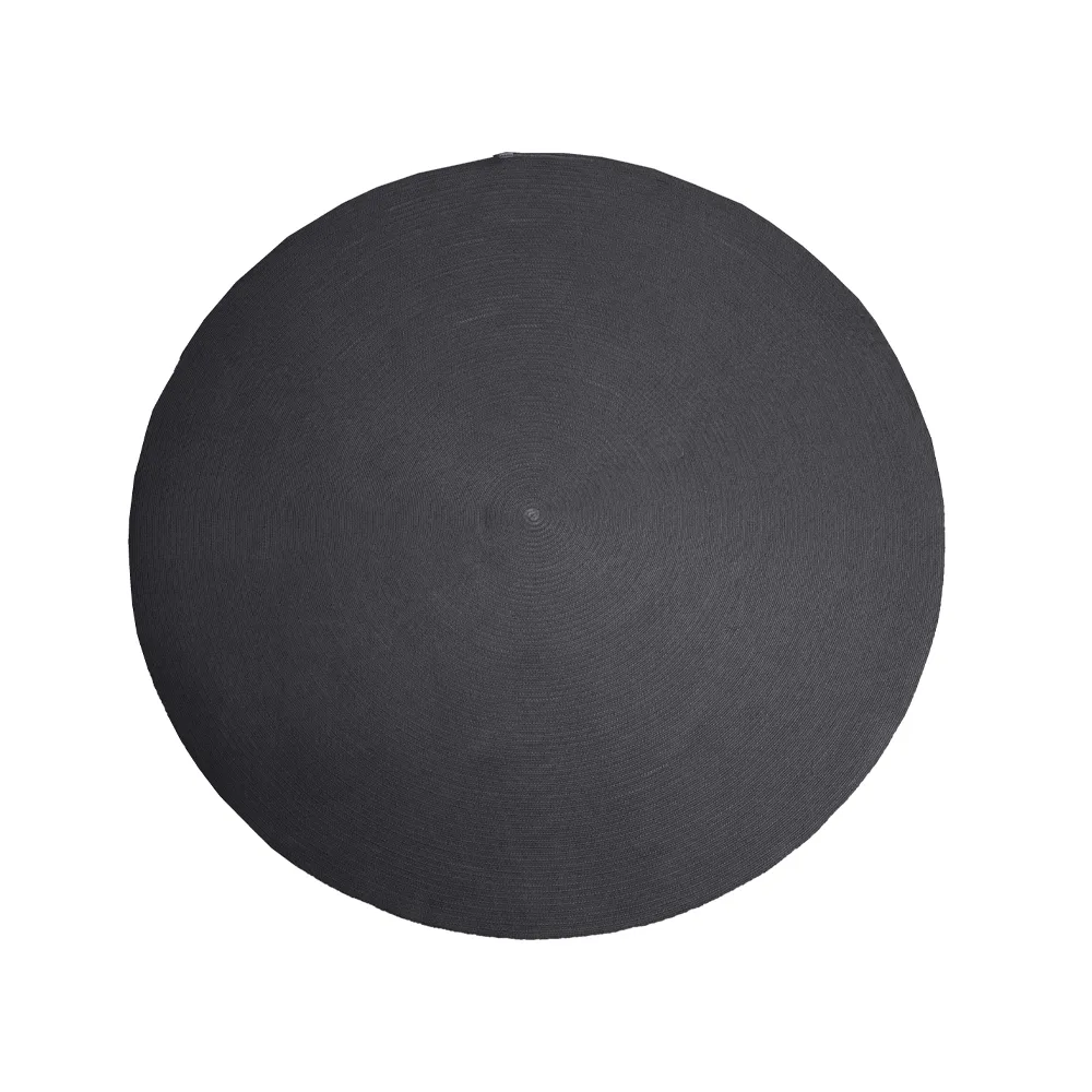 Circle rug round, Dark grey, Ø200cm Cane-line
