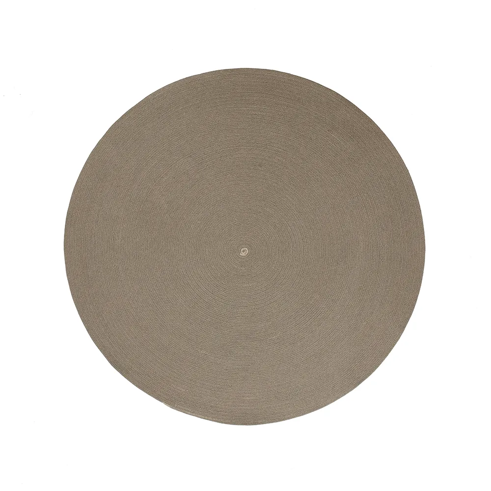 Circle rug round, Taupe, Ø140cm, 140 cm Cane-line
