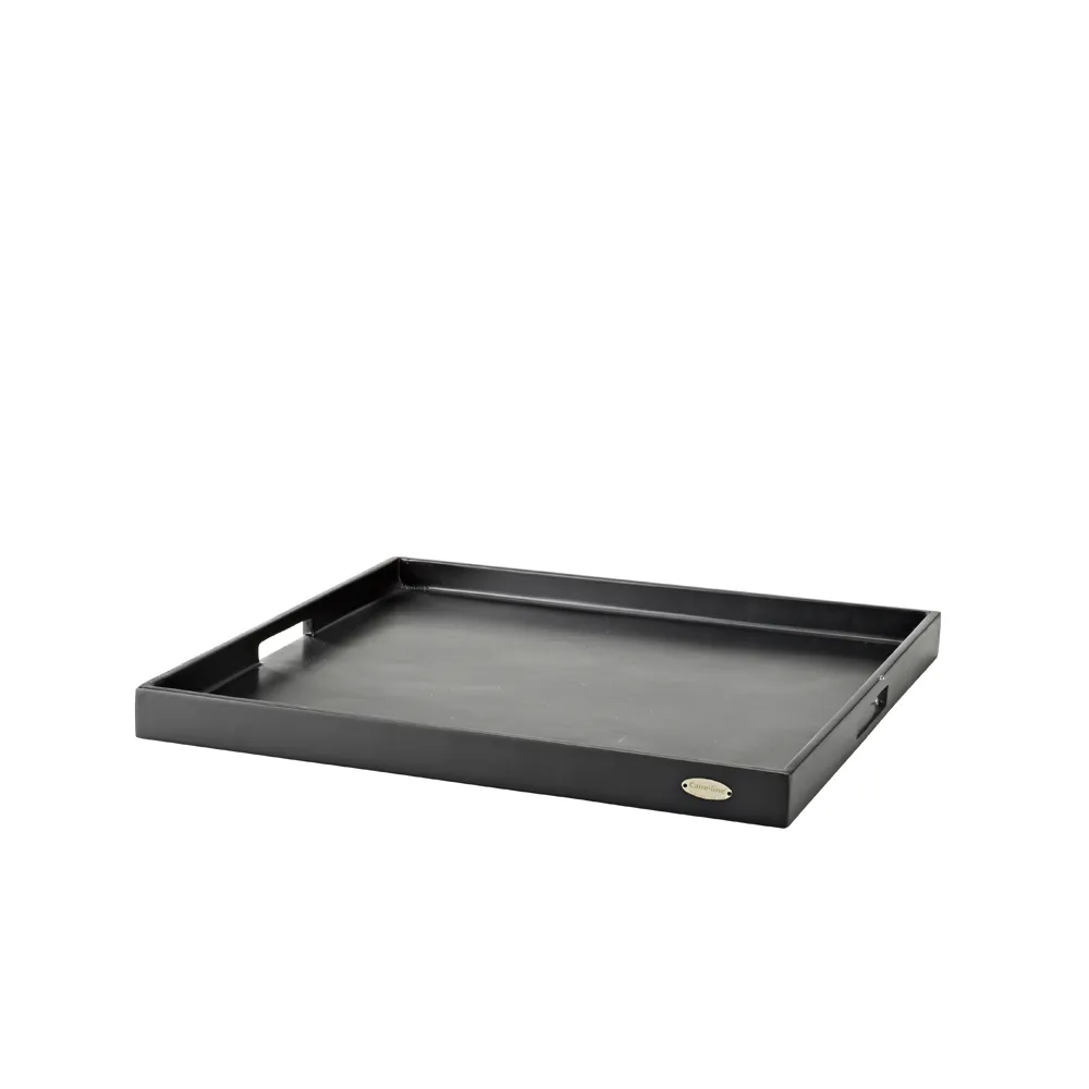 Club tray, Black, square Cane-line
