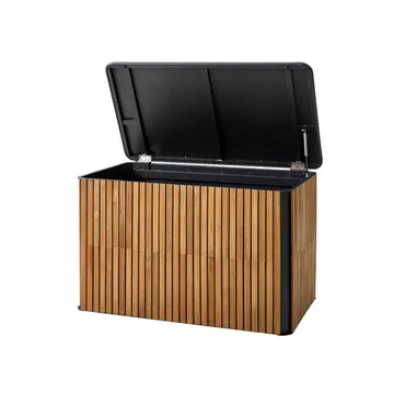 Combine cushion box - Teak, lava grey, small - Cane-line