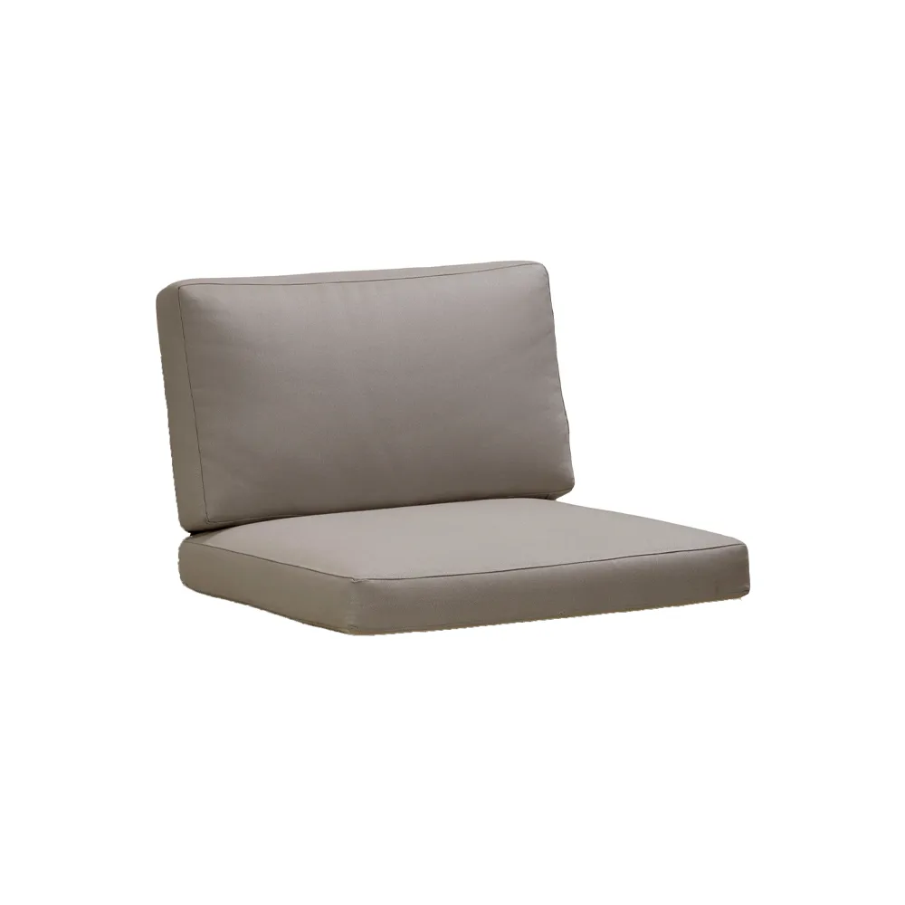 Connect cushion set lounge chair/single module, Cane-line Natté taupe Cane-line