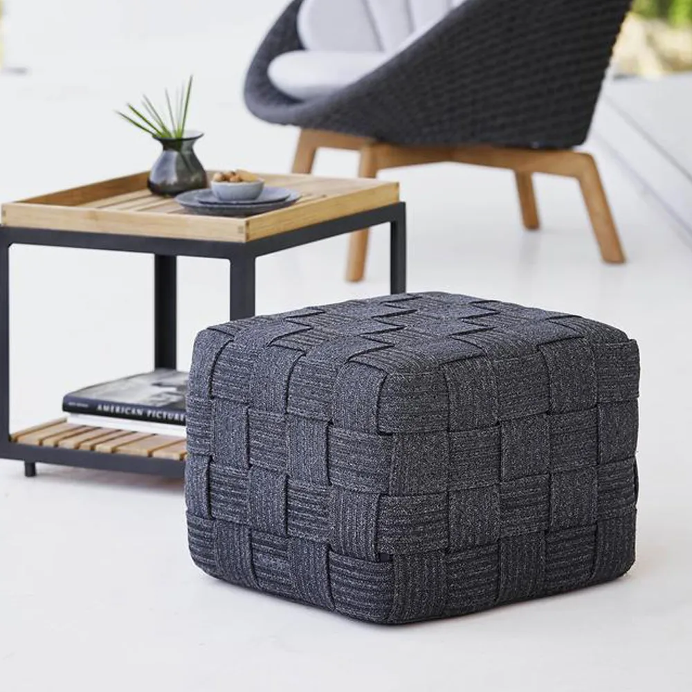 Cube stool, Light grey Cane-line