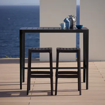 Cut bar table - Black - Cane-line