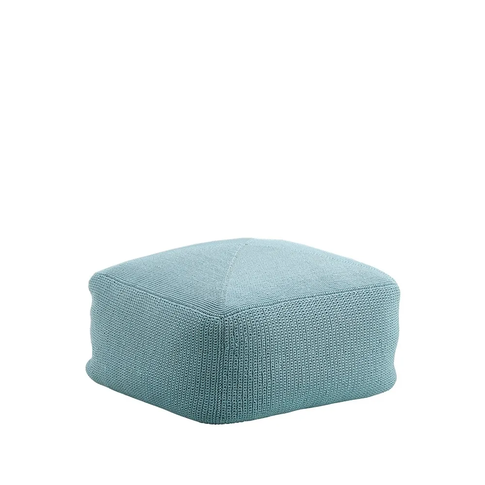 Divine pouf, Turquoise Cane-line