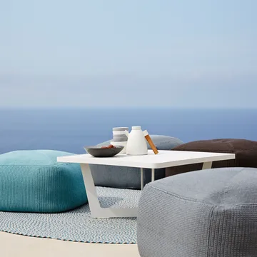 Divine pouf - Turquoise - Cane-line
