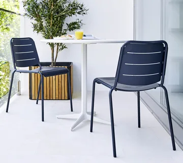 Drop coffee table Ø80 cm - White-white - Cane-line
