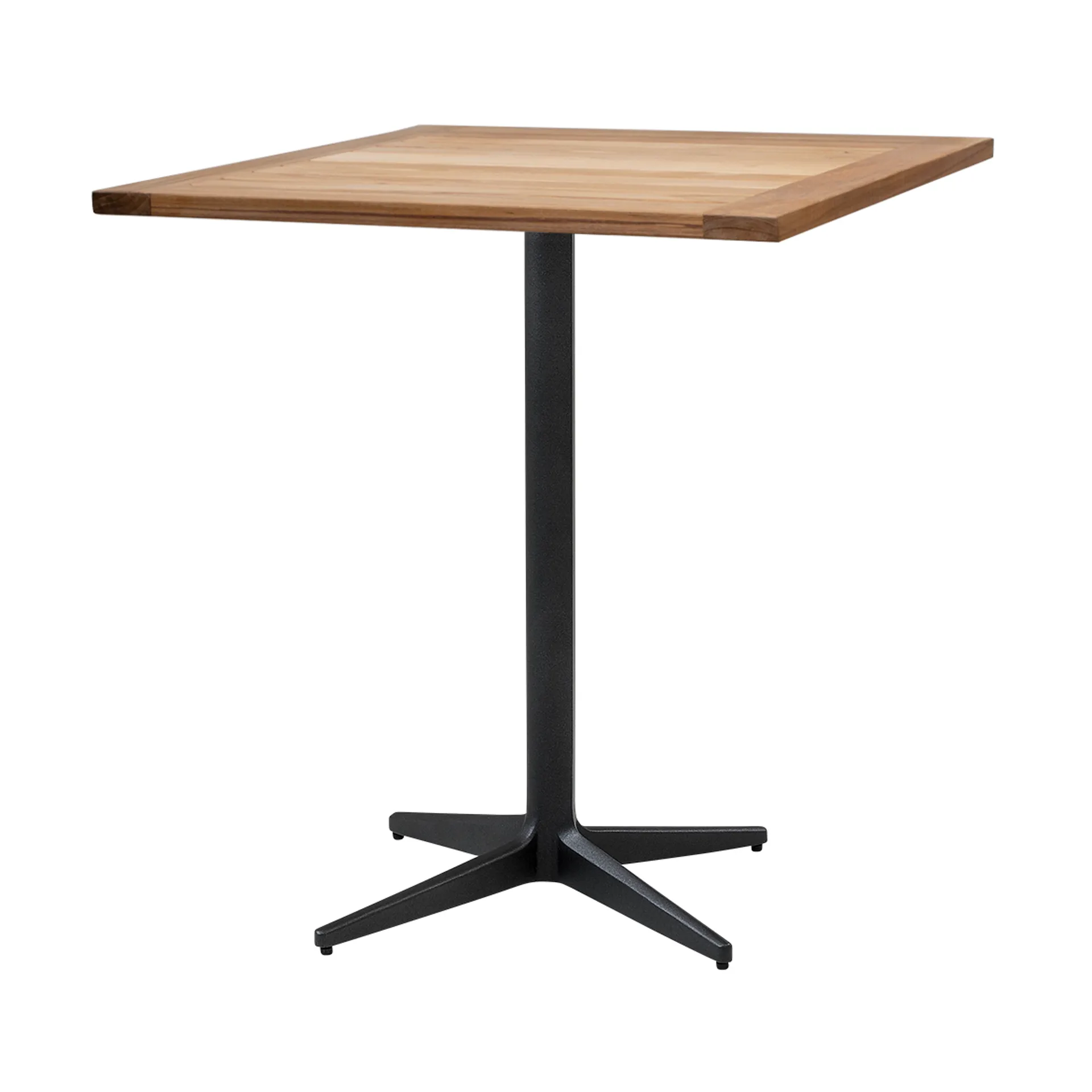 Drop coffee table teak 72x72 cm, Lava grey frame Cane-line