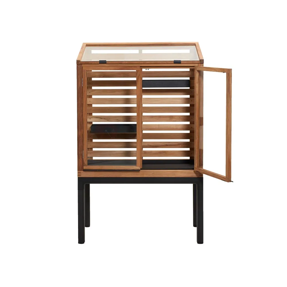 Drop greenhouse, Teak-lava grey frame Cane-line
