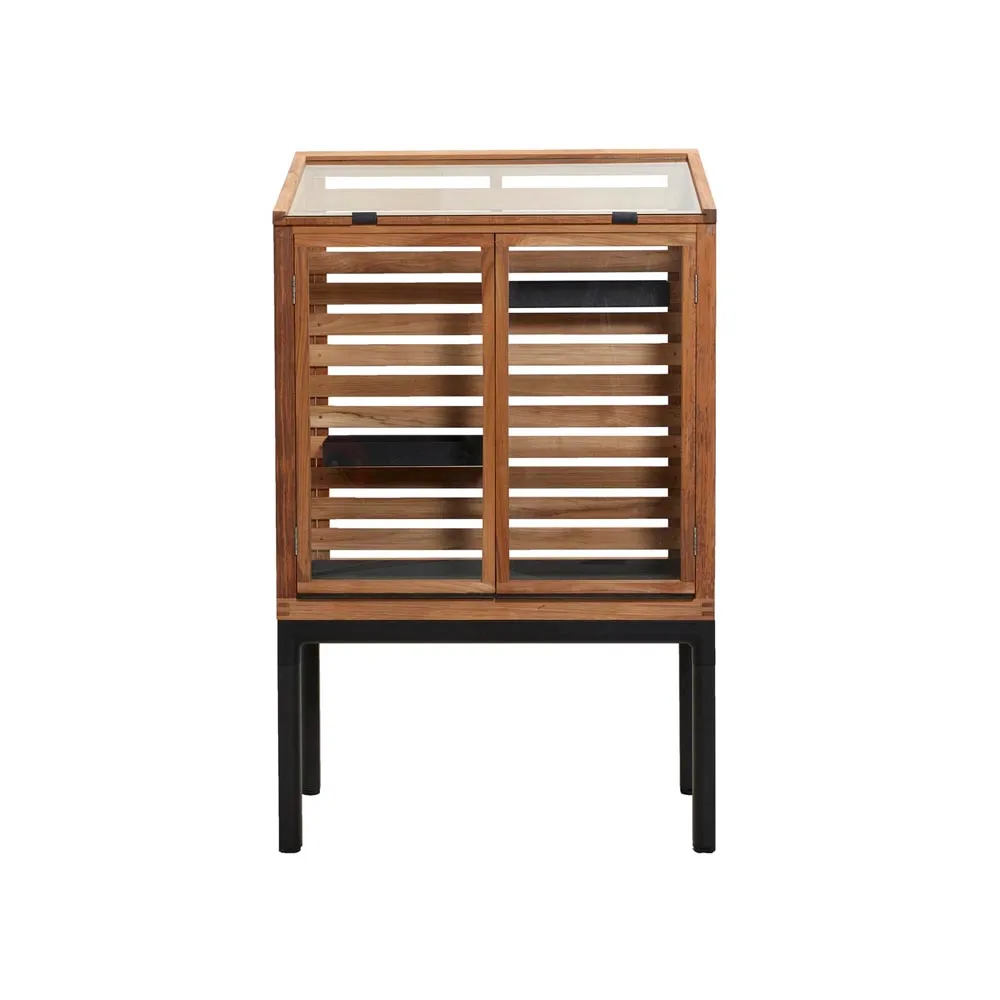 Drop greenhouse, Teak-lava grey frame Cane-line