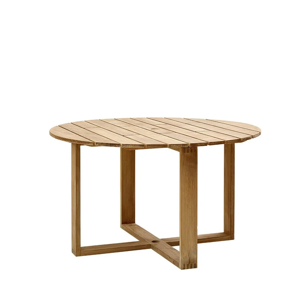 Endless dining table round teak, Ø130 cm Cane-line